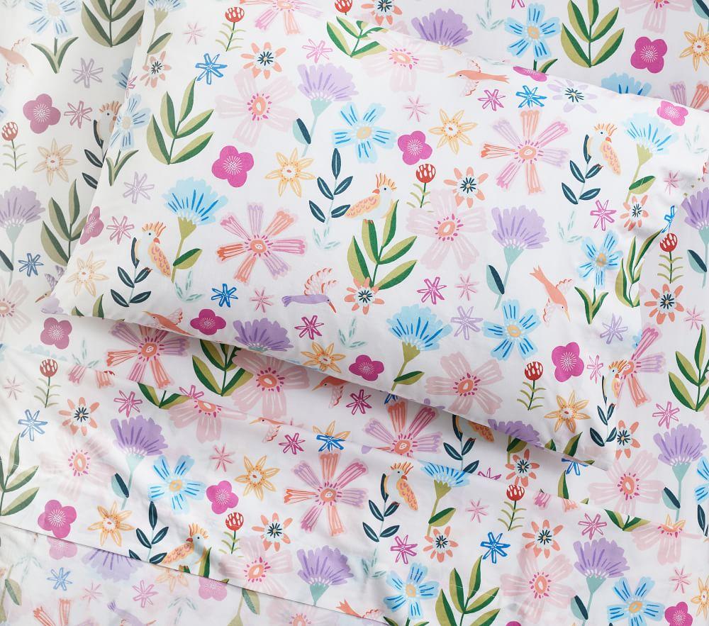Organic Naomi Floral Sheet Set & Pillowcases